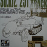 AFV club 35081 Sd. Kfz.251 TRACK(RUBBER) THE LATEST TYPE(WORKABLE) 1/35