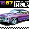 AMT 0981 1967 Chevy Impala SS 1/25