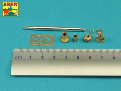 Aber 35 L-061N German StuK.40 L/48 7,5 cm Barrel with final muzzle brake for Sturmgeschutz/StuG.III Ausf.G final &amp; Sturmgeschutz/StuG.IV late(designed to be used with Dragon and Tamiya kits)[Sd.Kfz.163] 1/35