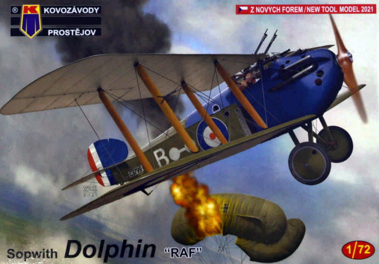 Kovozavody Prostejov 72273 Sopwith Dolphin 'RAF' (3x camo) 1/72
