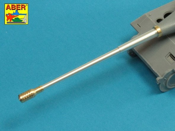 Aber 35 L-232 10,5cm KwK L/70 barrel with perforated muzzle brake for German Pz.Kpfw.VII "Lowe" or VK 7201(K) (designed to be used with Amusing Hobby kits) 1/35