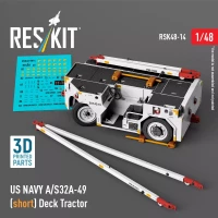 Reskit R48014 US NAVY A/S32A-49 (short) Deck Tractor 1/48