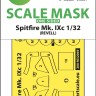 Art Scale 200-M32069 Supermarine Spitfire Mk.IXc wheels and canopy frame paint masks (outside only) 1/32