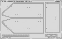 Eduard 36389 Centurion Mk.III side skirts 1/35