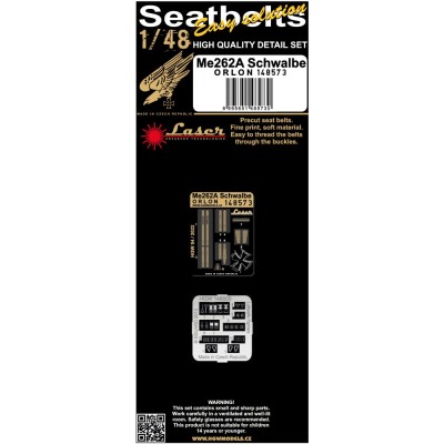 HGW 148573 Seatbelts Me 262A Schwalbe ORLON (laser) 1/48
