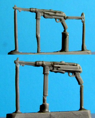 Zebrano ZA35211 Пистолет-пулемет МР-40, 6 шт. 1/35