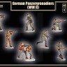 Mars MAR72108 Panzergrenadiers (WWII) 40 figures/8 poses 1/72