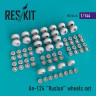 Reskit RS144-0006 An-124 Ruslan wheels set (REV) 1/144