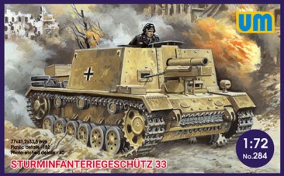 UniModel UMM-72284 15-cm Sturm-Infateriegeschutz 33 1/72