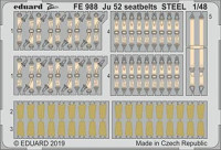 Eduard FE988 1/48 Ju 52 seatbelts STEEL (REV)