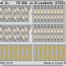 Eduard FE988 1/48 Ju 52 seatbelts STEEL (REV)