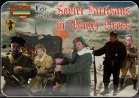 Strelets STRM084 Soviet Partisans in Winter Dress (WWII) 1/72
