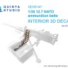 Quinta Studio QD35147 Патронные ленты калибра 12.7 NATO (для любых моделей) 1/35