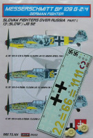 Kora Model DEC72101 Bf 109 G-2/4 (13 Slow./JG52) Part 1 декали декали 1/72