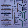 Kora Model DEC72201 Yugoslavian logotypes for propeller декали декали 1/72