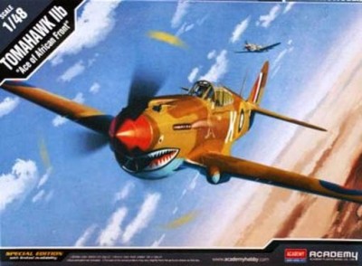 Academy 12235 Самолет P-40C &quot;Томогавк&quot; II b 1/48