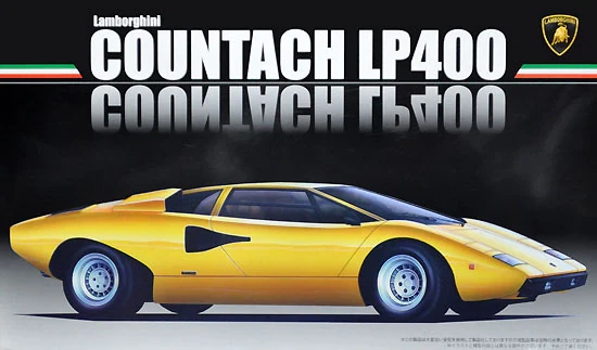 Fujimi F-12654 Lamborghini Countach LP400 1/24
