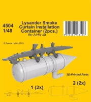 CMK SP4504 Lysander Smoke Curtain Install.Container (2x) 1/48