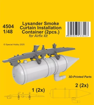 CMK SP4504 Lysander Smoke Curtain Install.Container (2x) 1/48