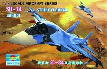 Trumpeter 01329 Самолет Су-34 1/144