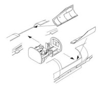 CMK 4231 He 162A-2 Undercarriage set for TAM. kit 1/48