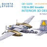 Quinta Studio QD+32250 A-26C Invader (Hobby Boss) (с 3D-печатными деталями) 1/32