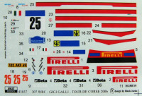 REJI MODEL DECR43037 1/43 Peugeot 307 WRC Tour de Corse 2006 (G.Galli)