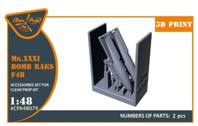 Clear Prop CPA48079 Mk.XXXI Bomb RacksF4B (CL.PROP) 1/48