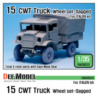 DEF Model DW30023 British 15 CWT Truck Wheel set (for Italeri 1/35)