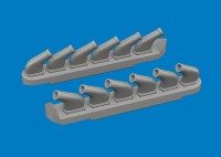 Eduard 672445 BRASSIN P-51D exh.stacks PRINT (ARMA H.) 1/72