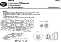 New Ware NWA-M1286 Mask TA-4H/J Skyhawk IAF BASIC (HOBBY 2000) 1/48