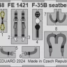 Eduard FE1421 F-35B seatbelts STEEL (TAM) 1/48