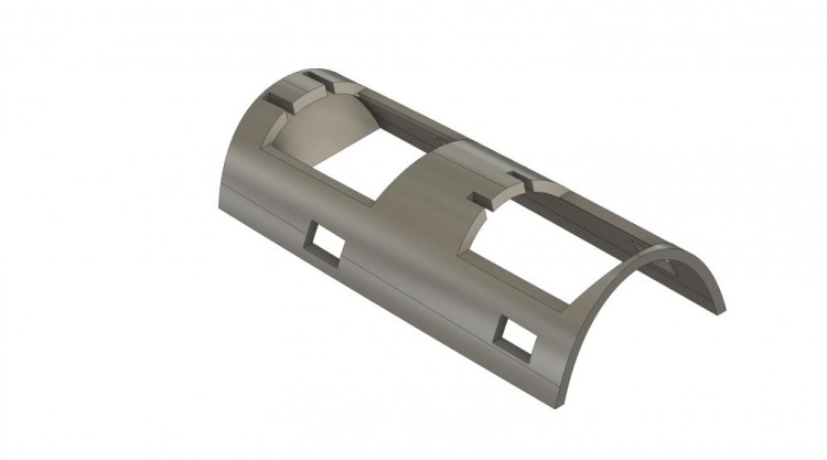 SBS model 48094P B-58 Hustler fuselage section for cockpit set 1/48