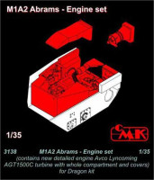 CMK 3138 M1A2 Abrams Engine set for Dragon 1/35