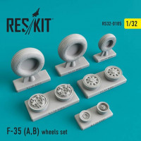 Reskit RS32-0185 F-35 (A,B) wheels set (ACAD/ITAL) 1/32