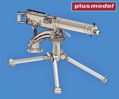 Plusmodel DP3041 Machine Gun Vickers pattern B (3D Print) 1/35