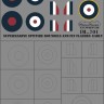 Model Maker Decals IM72701 Supermarine Spitfire Mk.I/Mk.Ia roundels and fin flashes-EARLY 1/72