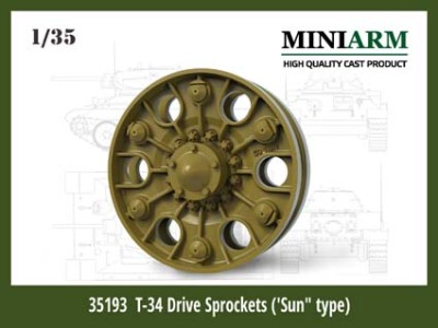 Miniarm 35193 Ведущие колеса Т-34 &quot;Солнышко&quot; 1/35