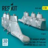 Reskit 32605 US weapon adapter for MiG-29 Fulcrum (2 pcs.) 1/32