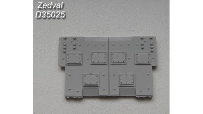 Zedval D35025 Built-in dynamic protection unit VLD &quot;Contact-V&quot; 1/35