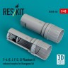 Reskit U48563 F-4 E,J,F,G,S Phantom II exh. nozzles (HAS) 1/48