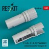 Reskit U48563 F-4 E,J,F,G,S Phantom II exh. nozzles (HAS) 1/48