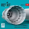 Reskit U48563 F-4 E,J,F,G,S Phantom II exh. nozzles (HAS) 1/48