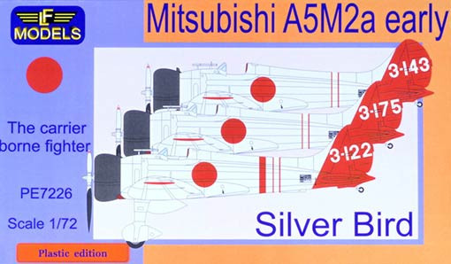 Lf Model P7226 Mitsubishi A5M2a early Claude Silver Bird 1/72