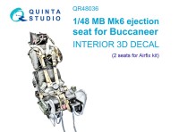 Quinta studio QR48036 Кресло MB Mk.6 для Buccaneer (Airfix), 2 шт. 1/48