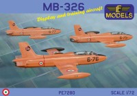Lf Model P7280 MB-326 Display & Training Aircraft (4x camo) 1/72
