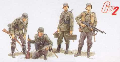 Dragon 6281 Солдаты Germania Regiment (France 1940)