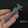 Quinta studio QT48179 Ракеты «воздух-воздух» Р-37М с пусковыми устройствами, 2 шт. (для всех моделей) 1/48