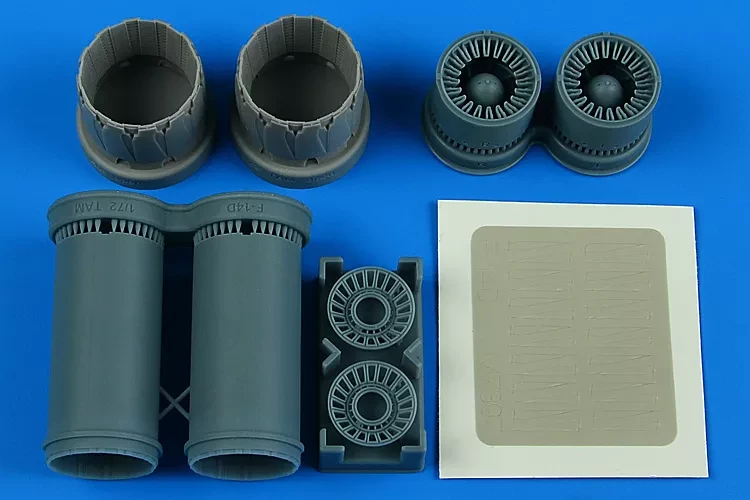 Aires 7397 F-14D Tomcat exhasut nozzles - opened (TAM) 1/72