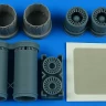 Aires 7397 F-14D Tomcat exhasut nozzles - opened (TAM) 1/72
